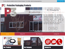 Tablet Screenshot of p3products.com